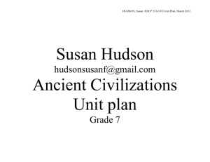 Socials unit_Ancient Civilizations