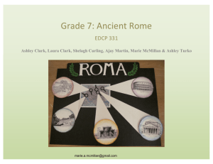 Grade 7: Ancient Rome