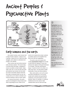 Ancient Peoples & Psychoactive Plants