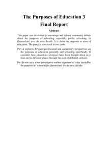 The Purposes of Education 3 Final Report