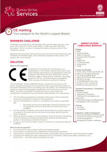Electrical and Electronics CE Marking