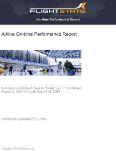 Airline On-time Performance Report
