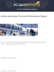 Airline and Airport On-time Performance Report
