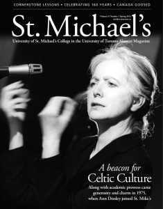 Celtic Culture - University of St. Michael's College