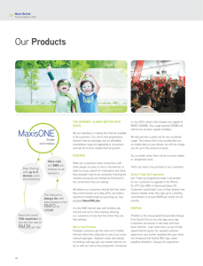 Our Products - Maxis Annual Report 2014