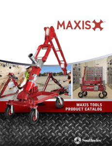 maxis tools product catalog