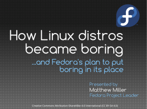 How Linux distros became boring (and Fedora's plan to put boring in
