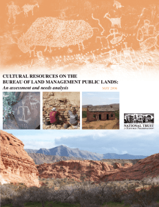 Cultural Resources On the Bureau of Land