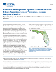 Public Land Management Agencies' and Nonindustrial