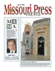 April 2008 - Missouri Press Association