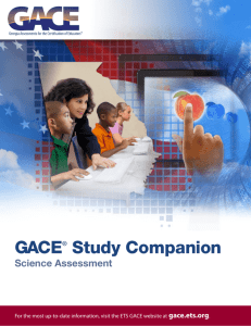 GACE Science Assessment Study Companion
