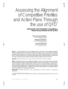 Assessing the Alignment of Competitive Priorities and