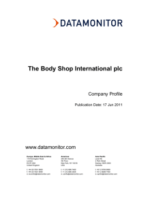 The Body Shop International plc