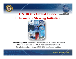 U.S. DOJ's Global Justice Information Sharing Initiative