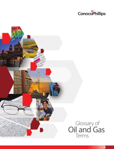 Glossary of Oil and Gas