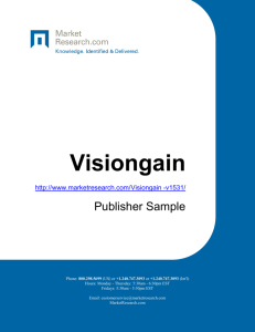 Visiongain - MarketResearch.com
