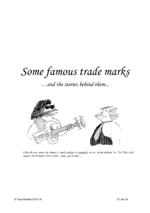 Famous Trade Marks