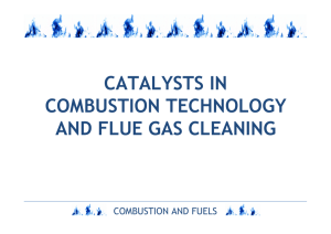Catalysts in combustion technology