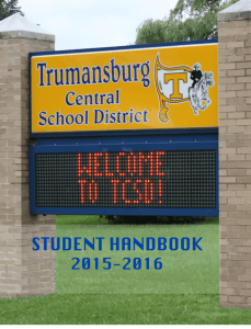 student handbook - Trumansburg School