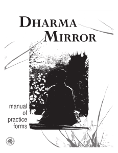 dharma mirror - Kwan Um School of Zen