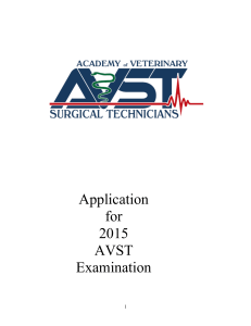 Academy of Veterinary Surgical Technicians