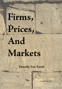 Firms, Prices, and Markets - Search Faculty