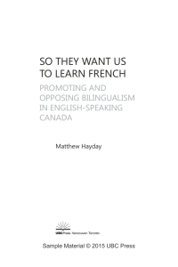 SO THEY WANT US TO LEARN FRENCH