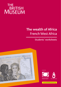The wealth of Africa French West Africa
