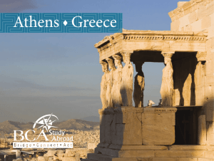 Athens Greece - Bridgewater College