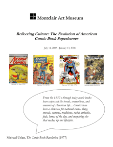 Reflecting Culture: The Evolution of American Comic Book