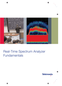 Tektronix Real Time Spectrum Analyzer