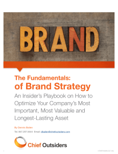 of Brand Strategy