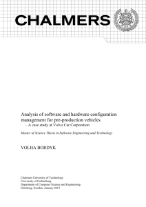 Analysis of software and hardware configuration management for