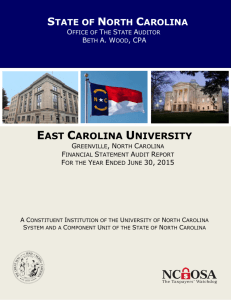 East Carolina University - Financial Statement Audit