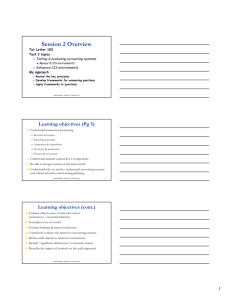 Session 2 Overview