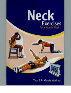 Why Do Neck Exercises?