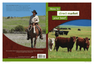 How to Direct Market Your Beef - Sustainable Agriculture Research