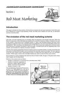 Red Meat Marketing - Department of Agriculture