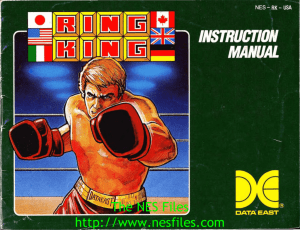 Ring King NES Manual