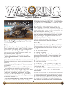 War of the Ring Frequently Asked Questions