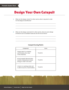 Design Your Own Catapult