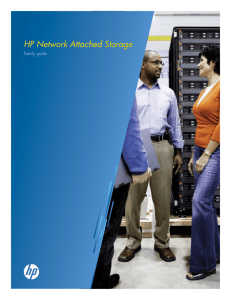 HP Network Attached Storage Family guide - Hewlett