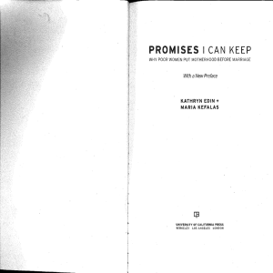 PROMISES I CAN KEEP