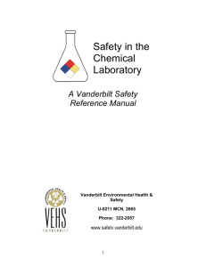 Chemical Laboratory Safety Reference Manual