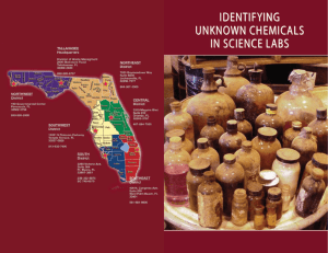 Identifying Unknown Chemicals in Science Labs