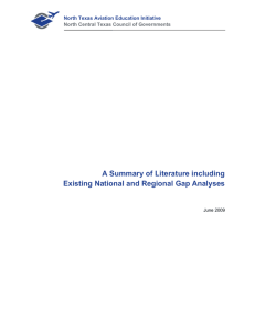 A Summary of Literature including Existing National and