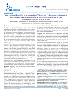 Interventional Capability of an Instructional Video in the