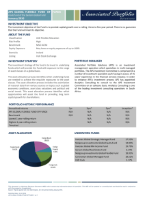 about the fund investment objective underlying funds asset