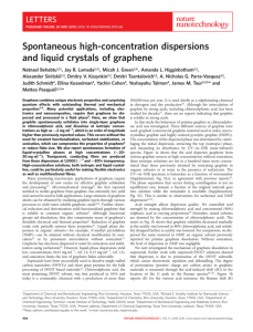 Spontaneous high-concentration dispersions and liquid crystals of