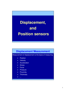 Inductive displacement sensors